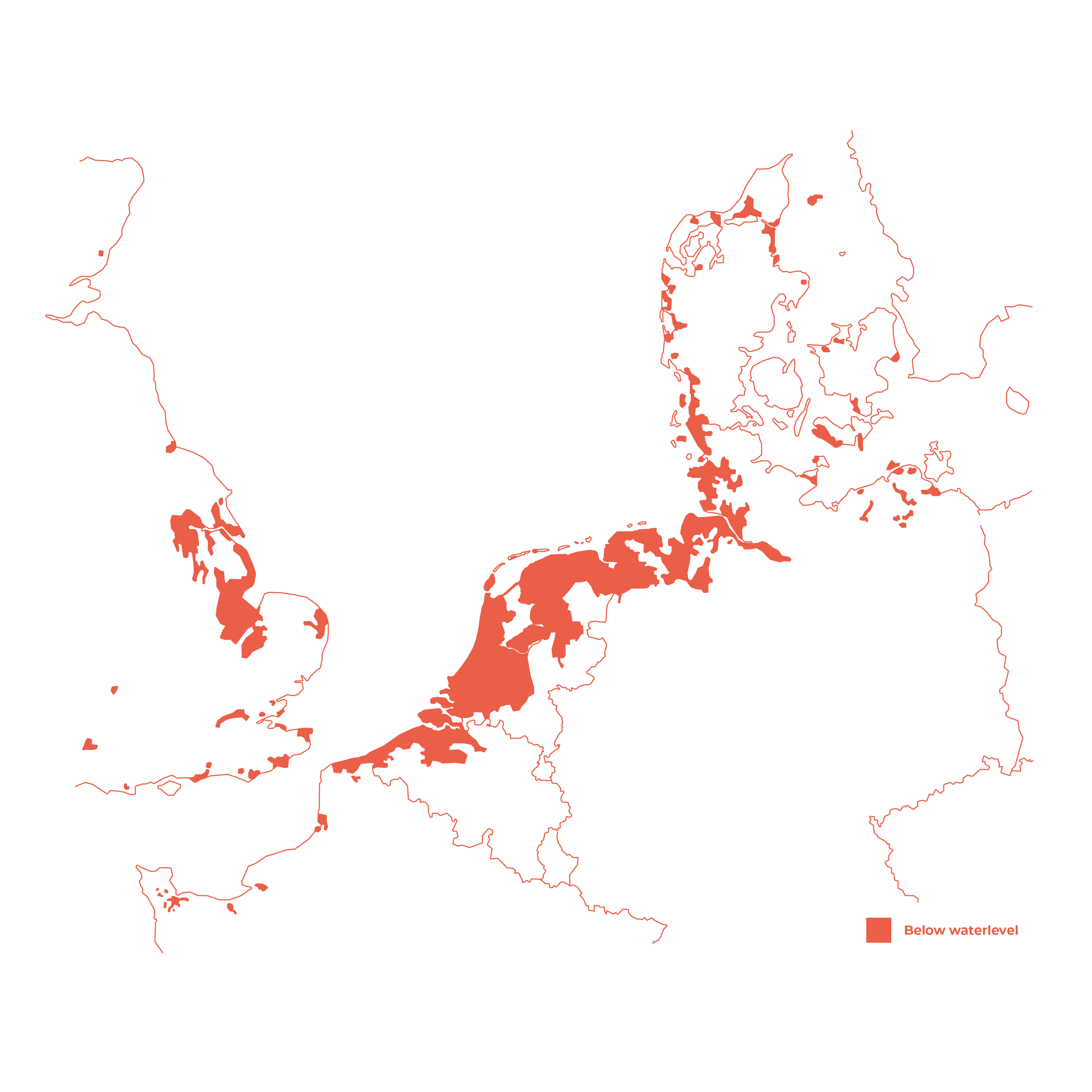 Nederland overspoeld