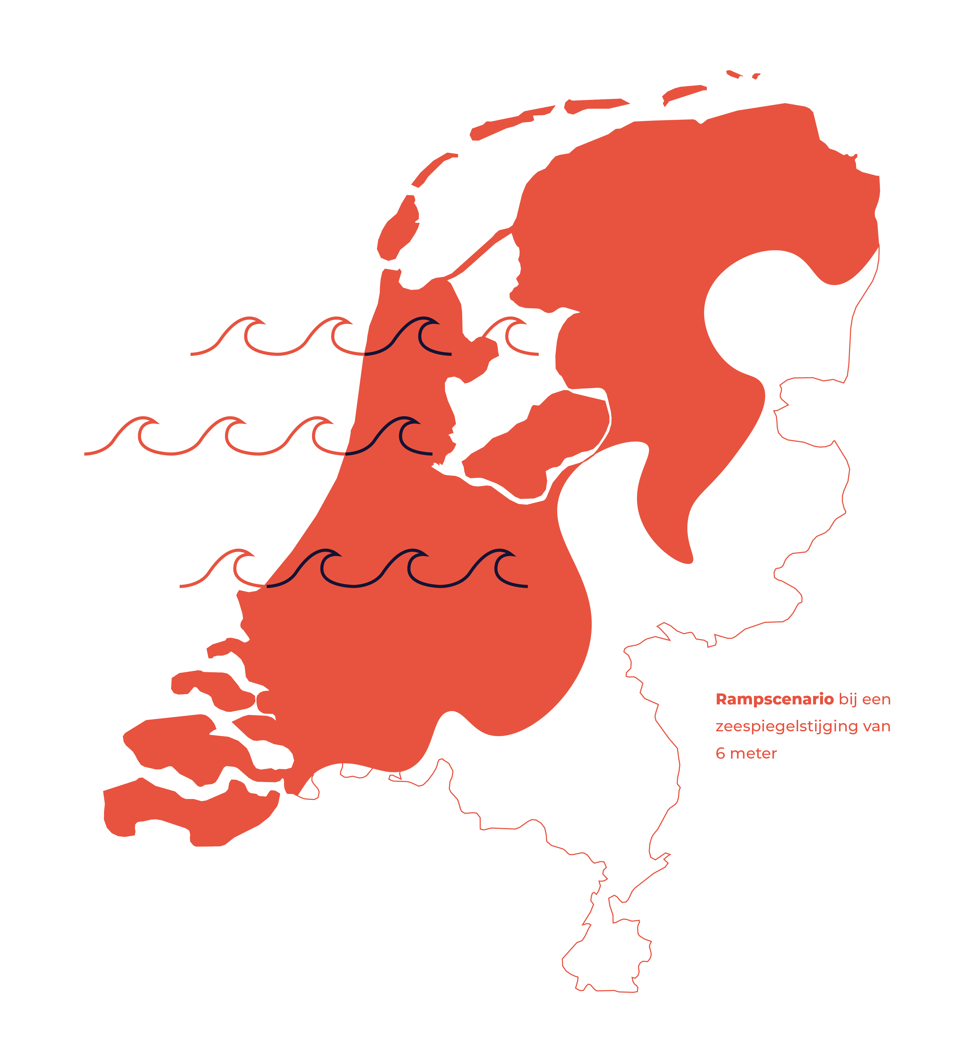 Nederland overspoeld